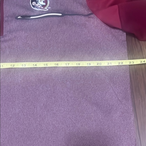 Nike Florida State (FSU) Maroon Quarter-Zip Pullover - Picture 5 of 6